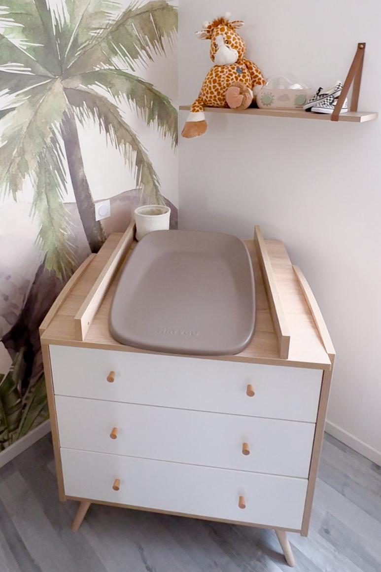 Chambre enfant jungle après